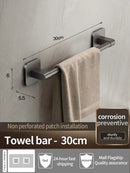 Axyaa Bathroom Towel Bar/Hook/Rack Set for Easy Installation and Organization