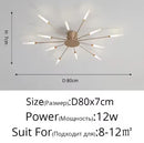Axyaa Sunflower Chandelier LED Ceiling Light for Home Illumination