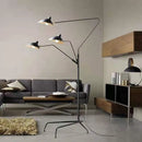 Axyaa Minimalist LED Floor Lamp 3 Heads Iron Art Standing Light