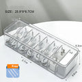 Axyaa Phone Case & Cable Organizer Box with Transparent Lid & Dustproof Design