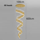 Axyaa Nordic Stair Chandelier Pendant Ceiling Light for Living, Bedroom, Dining Room
