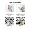 Axyaa Faux Stone Wall Panel Tile Sticker Peel and Stick Backsplash Kitchen Bathroom