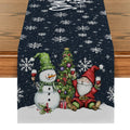 Axyaa Snowman Snowflake Table Runner Home Decor & Party Essential