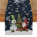 Axyaa Snowman Snowflake Table Runner Home Decor & Party Essential