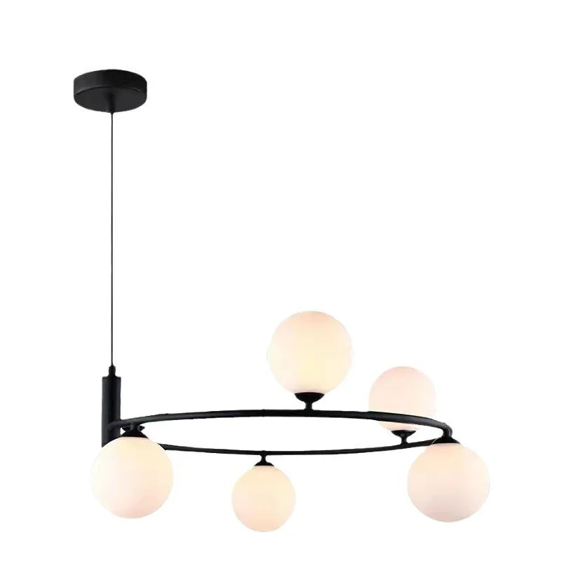 Axyaa Nordic Personality Pendant Light Molecular Dining Room Hanging Lamp