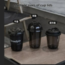 Axyaa 90oz PET Black American Coffee Party Cup - Customizable Takeaway Cup