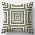 Axyaa Geometric Texture Cushion Cover 45x45cm Polyester Decorative Pillow Cover