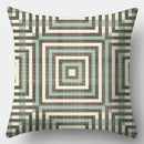 Axyaa Geometric Texture Cushion Cover 45x45cm Polyester Decorative Pillow Cover