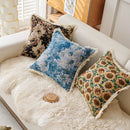 Axyaa Retro Cotton & Linen Throw Pillowcase 45x45 - Yarn-Dyed Jacquard Cover