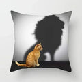Axyaa Cute Cat Animal Pillowcase for Sofa Decoration in Living Room