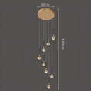 Axyaa Crystal Glass Ball Chandelier for Home Decor