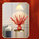 Axyaa Fruit Money Bag Vase with Artificial Flowers Bouquet - Home Décor Craft