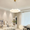 Axyaa Glass Ball Chandelier Pendant Light for Modern Minimalist Home
