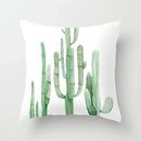Tropical Cactus Summer Plants Pattern Cushion Cover for Axyaa Home Decor