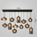 Axyaa Modern Ceiling Chandelier for Dining Room Indoor Lighting