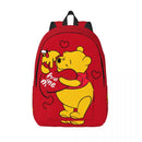 Axyaa Kids Backpack - Winnie The Pooh Theme for School and Outdoor Essentials