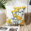 Axyaa Floral Pillow Case for Home Sofa Headboard Lumbar Cover - 45x45