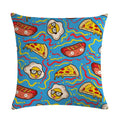 Mini Bulb Decorative Flax Pillowcase by Axyaa - 45*45cm