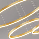 Axya Dimmable 5-Ring LED Pendant Lights for Modern Home Decor
