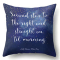 Axyaa Galaxy Print Pillowcase - Decorative Polyester Cushion Cover for Home Sofa