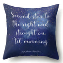 Axyaa Galaxy Print Pillowcase - Decorative Polyester Cushion Cover for Home Sofa