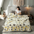 Axyaa Double Thickened Raschel Blanket for Winter Warmth
