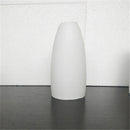 Axyaa Matte White Glass Shade for E26 E27 Pendant Light