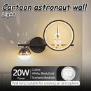 Axyaa Astronaut Wall Lamp: Modern Decorative Light for Kids' Room