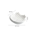 Axyaa Buddha Hand Ceramic Plate Double Layer Dessert Snack Dish Molecular Cuisine Tableware