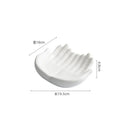 Axyaa Buddha Hand Ceramic Plate Double Layer Dessert Snack Dish Molecular Cuisine Tableware