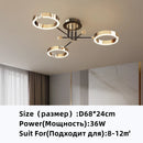 Axyaa Modern Dimmable Aluminum LED Ceiling Lights for Home Decor