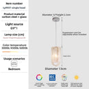 Axyaa French Glass Chandelier Cream Luxe Staircase Lamp