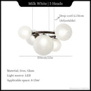 Axyaa Magic Beans Chandelier: Modern Dining Room Pendant Light for Home Decor