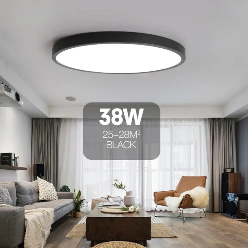 Axyaa 20" LED Smart Ceiling Lamp with Remote Control for Bedroom and Living Room