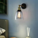 Axyaa Industrial Vintage Loft Wall Lamp Glass Iron Art LED Light