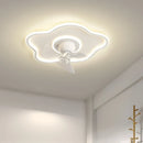 Axyaa White LED Ceiling Fan Light | 360° Rotation for Bedroom, Bathroom, Kitchen | Indoor Lighting Fixtures