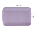 Axyaa Plastic Food Storage Tray Fruit Plates Snack Pan Kitchen Organizer
