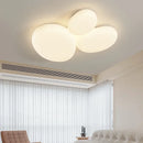 Axyaa Nordic LED Cream Ceiling Lamp for Modern Spaces