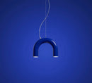 Axyaa Arch LED Pendant Lamp in White Blue for Kitchen Bedroom Living Room