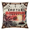 Axyaa Sailing Boat Linen Pillowcase - 45*45cm