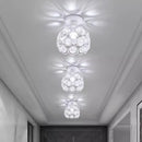 Axyaa Nordic Crystal Aisle Chandelier - Stylish Small Ceiling Light for Corridor and Balcony