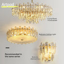 Axyaa Luxury Crystal LED Chandelier for Elegant Interiors
