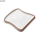 Axya Ceramic Dinner Plate Set for Household Tableware and Desserts