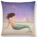 Axyaa Elegant Swan Moon Night Cushion Cover 45*45cm