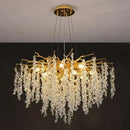 Axyaa Crystal Chandeliers: Luxury Lighting Fixture for Home, Villa, Living & Dining Room