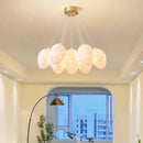 Axyaa Modern Indoor LED Chandelier Pendant Ceiling Light - Decorative Dining Room Lighting