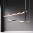 Axyaa Nordic Minimalist Chandelier for Kitchen Island Bar, Creative Restaurant Pendant Lamp