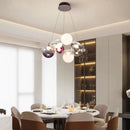 Axyaa Glass Ball Chandeliers: Modern LED Pendant Lights for Stylish Interior Lighting