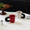 Nordic Alien Large Handle Ceramic Mug 300ML Cup by Axyaa