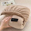 Axyaa Flannel Velvet Fitted Sheet: Cozy & Soft Bedding for Winter